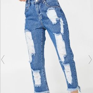 cropped boyfriend jeans